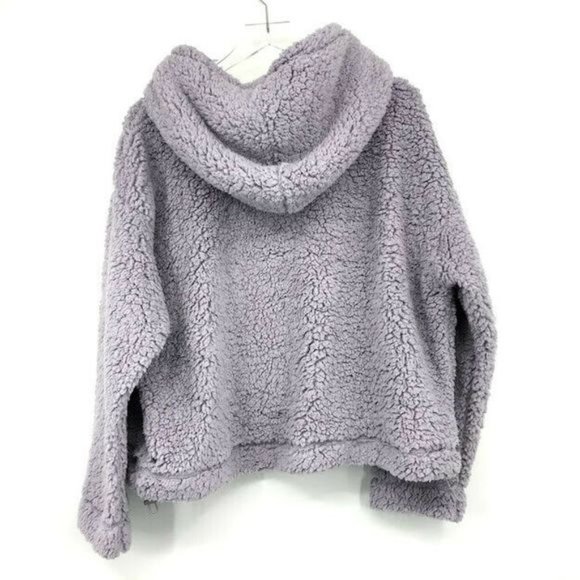 Zella  Cassie Faux Shearling Sherpa Hoodie Cozy - Picture 2 of 6